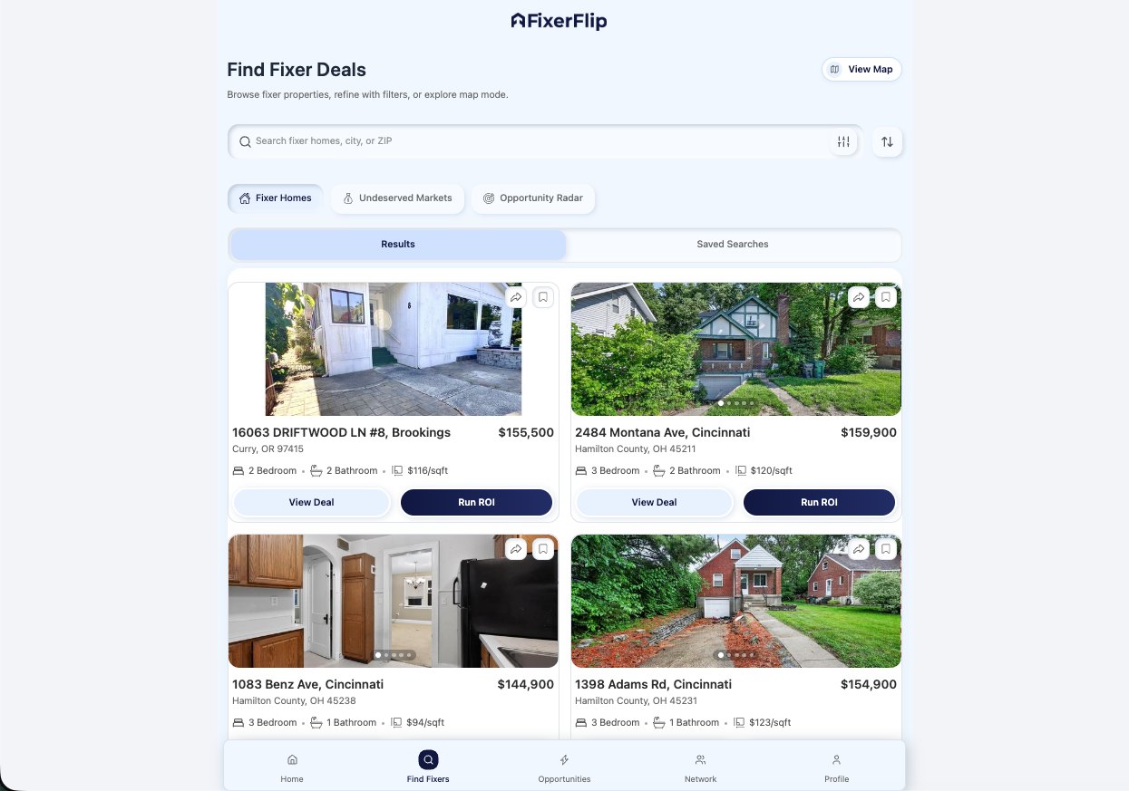 FixerFlip Find fixer deals on web